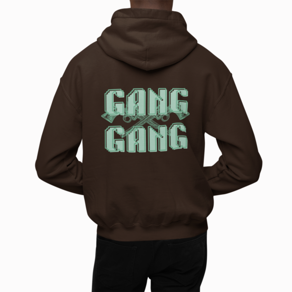 Gangster Brown Hoodie - Image 3