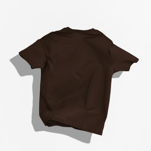 LawMaker Basic Brown Oversized T-Shirt - Image 2