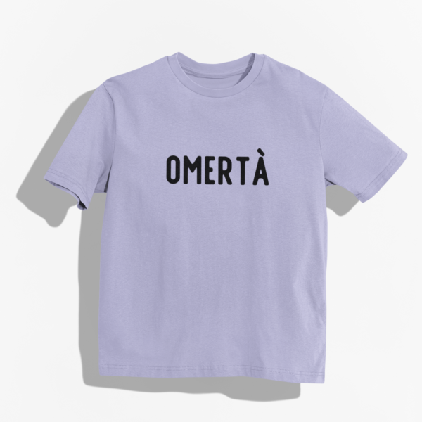 OMERTÀ Lavender Oversized T-Shirt