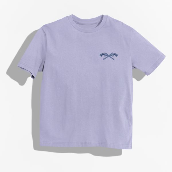 Gang Gang Lavender Back Printed Oversized T-Shirt - Image 2