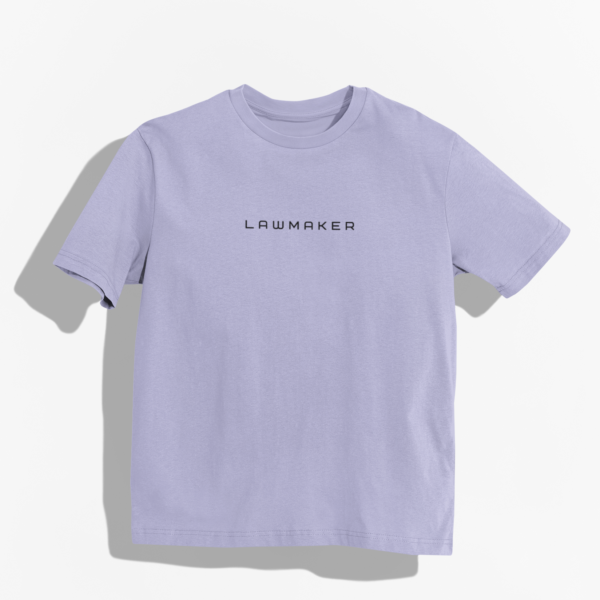 LawMaker Basic Lavender Oversized T-Shirt